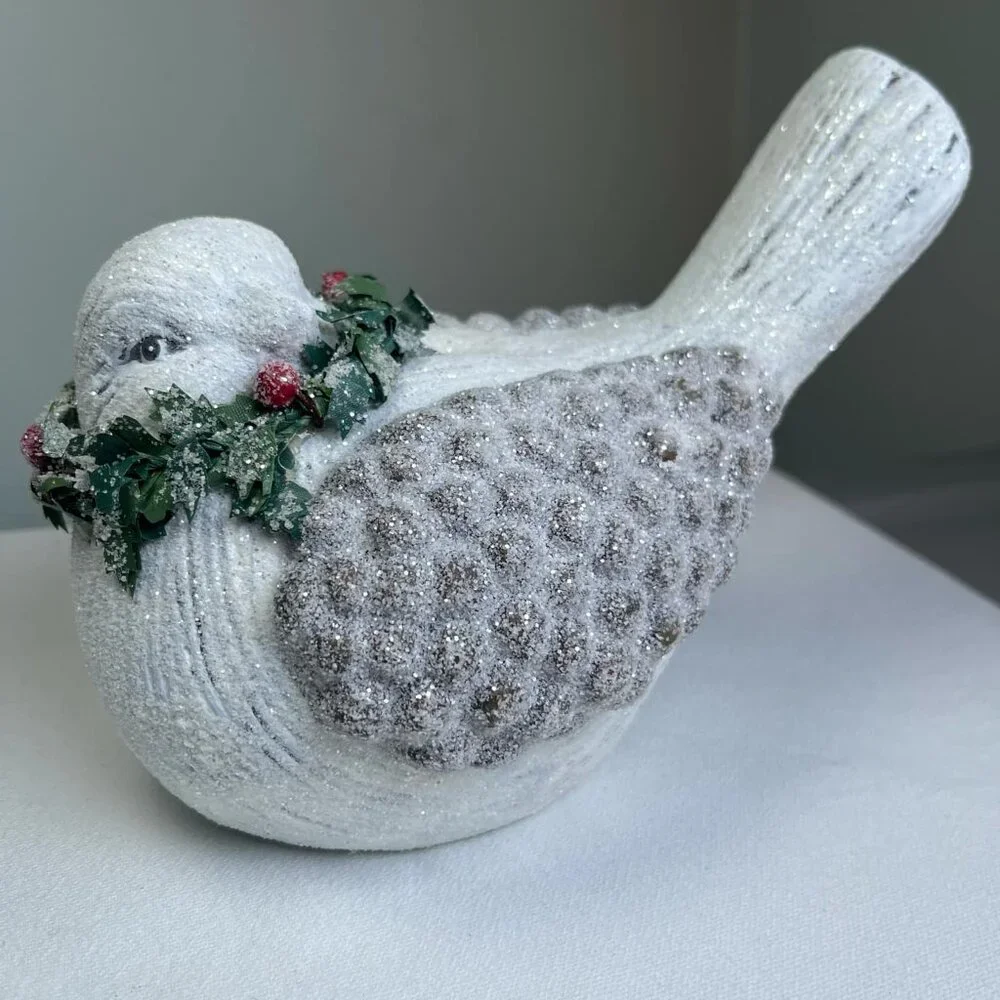 Decorative Holiday Dove Subtle Holiday Flare Sweet Peaceful Touches Cottage Lage